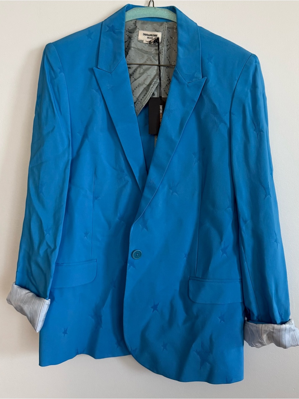 Zadig & Voltaire Deluxe Victor Star Blazer Size 40 NEW